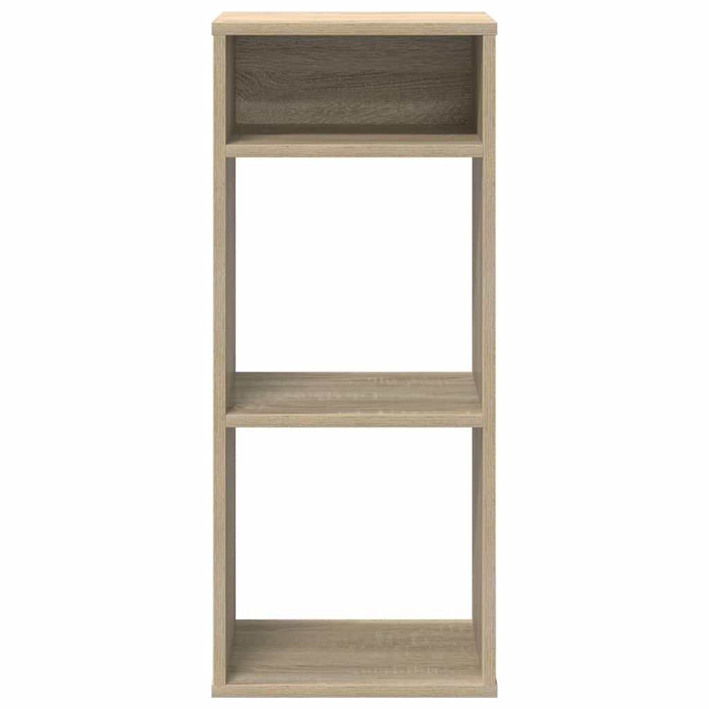 bogreol 34x31x80 cm konstrueret træ sonoma-eg