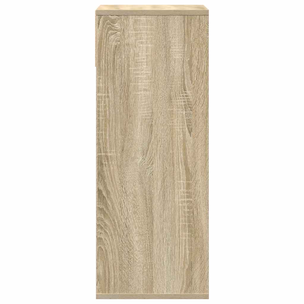 bogreol 34x31x80 cm konstrueret træ sonoma-eg