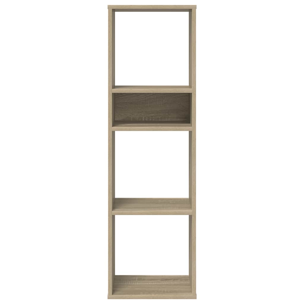 bogreol 34x31x112 cm konstrueret træ sonoma-eg