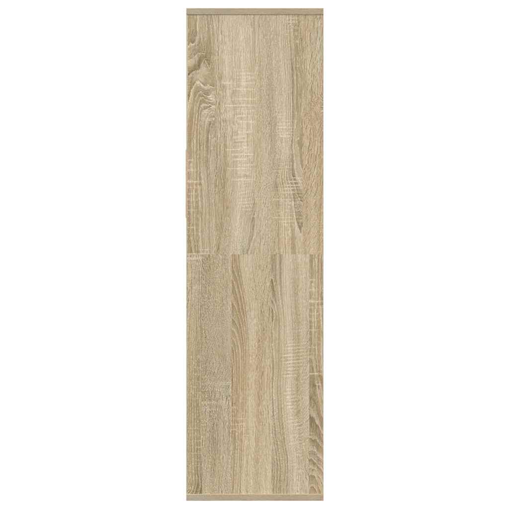 bogreol 34x31x112 cm konstrueret træ sonoma-eg