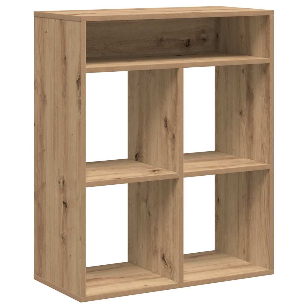 bogskab 66x31x80 cm konstrueret træ kunsteg
