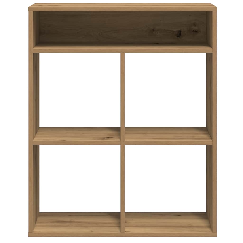 bogskab 66x31x80 cm konstrueret træ kunsteg