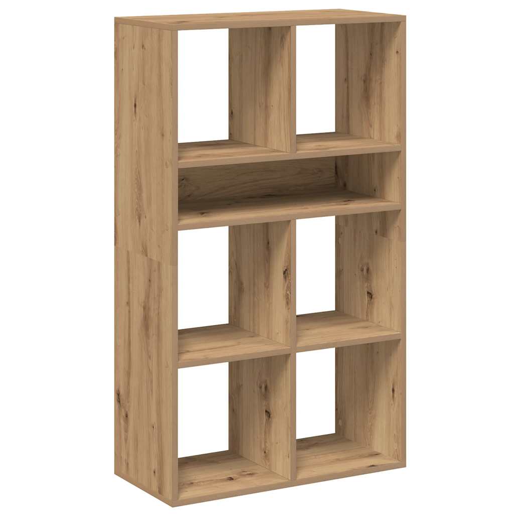 bogskab 66x31x112 cm konstrueret træ kunsteg