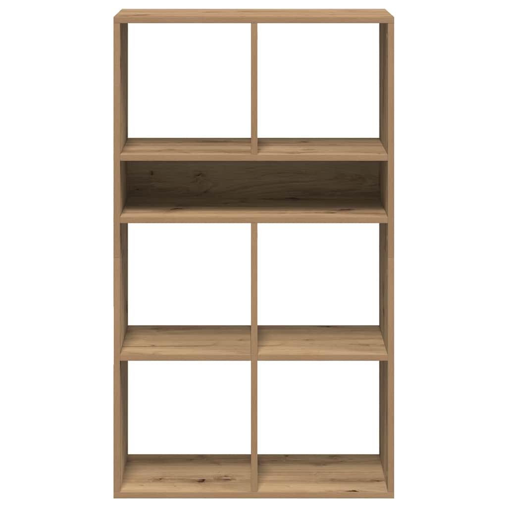 bogskab 66x31x112 cm konstrueret træ kunsteg
