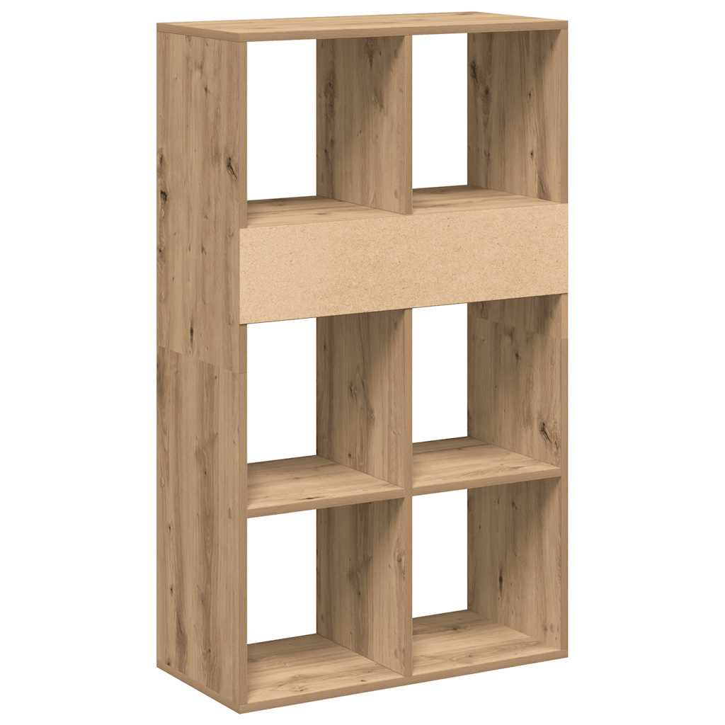 bogskab 66x31x112 cm konstrueret træ kunsteg