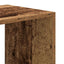 bogreol 66x31x112 cm konstrueret træ antikt træ