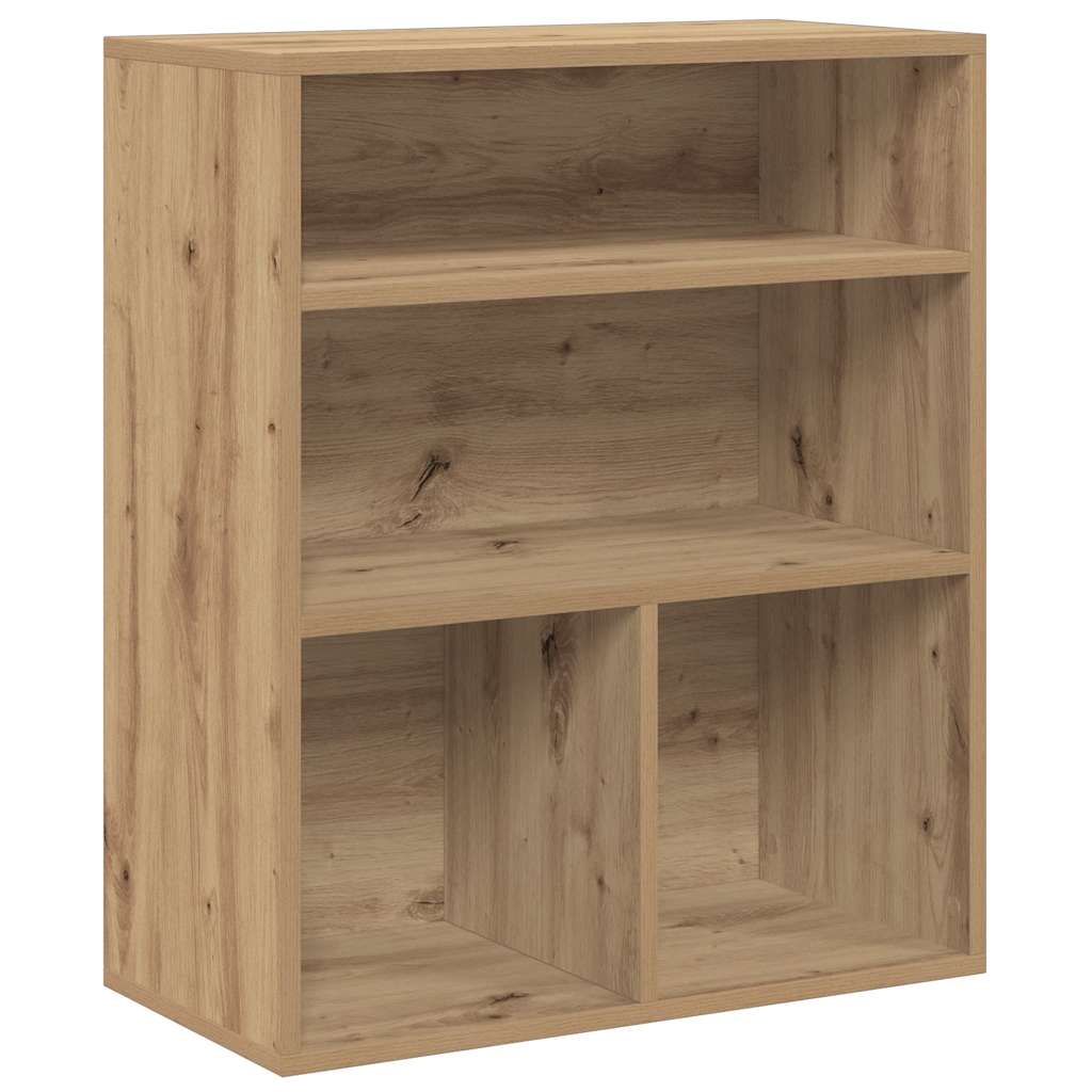 bogskab 60x30x71,5 cm konstrueret træ kunsteg