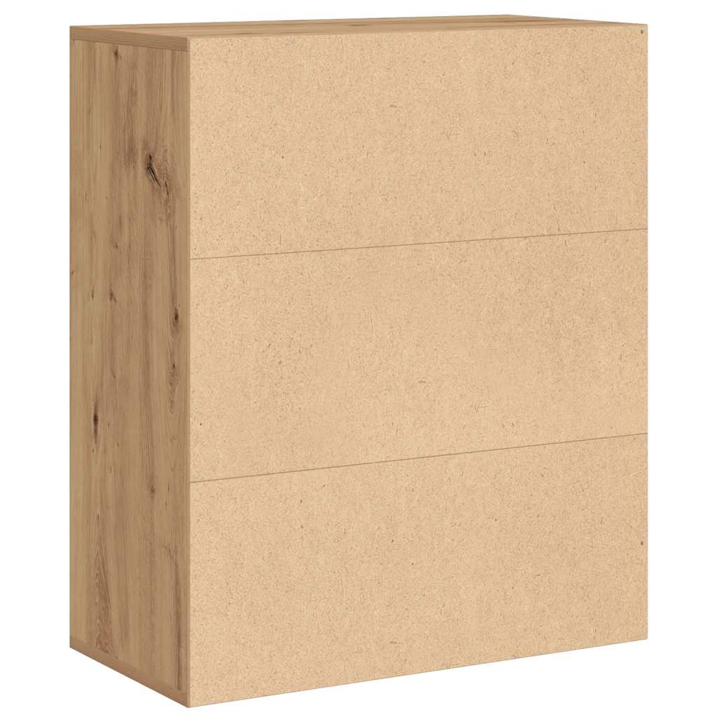 bogskab 60x30x71,5 cm konstrueret træ kunsteg