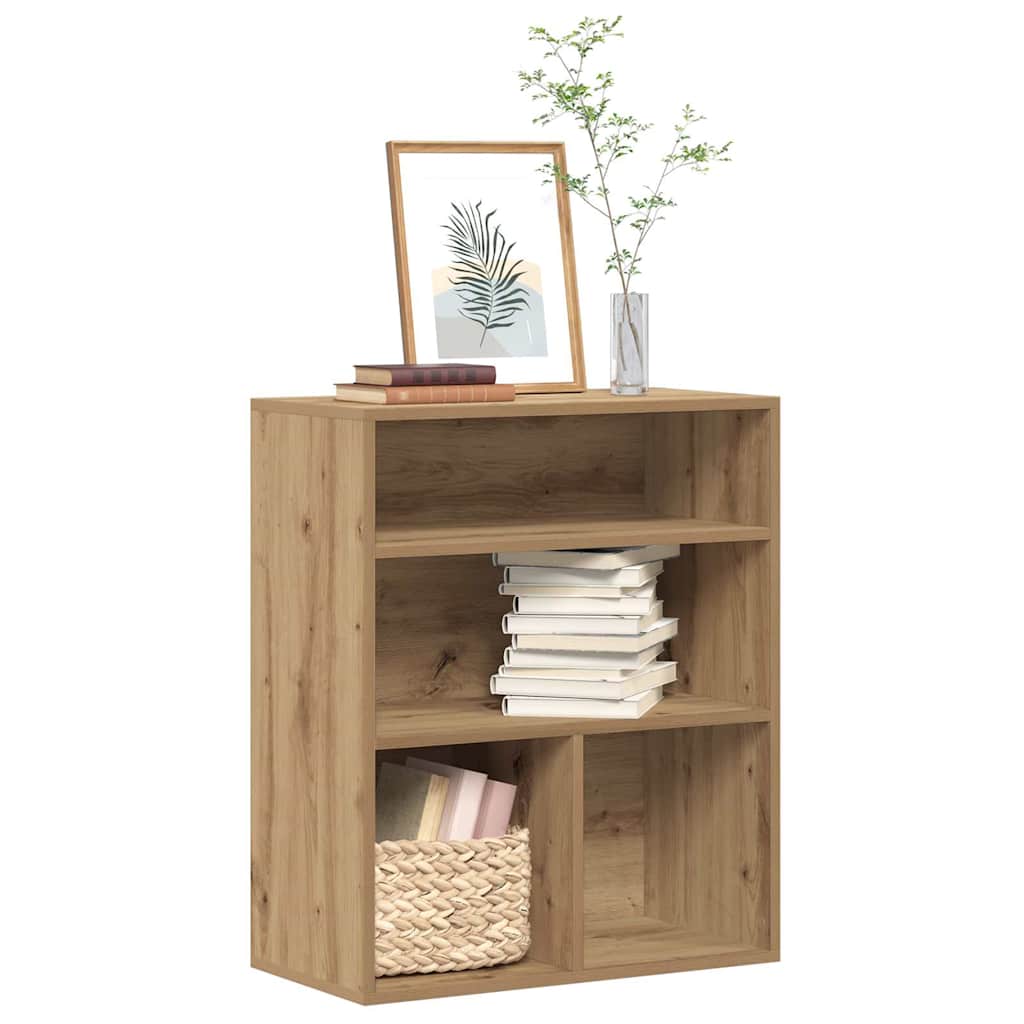 bogskab 60x30x71,5 cm konstrueret træ kunsteg