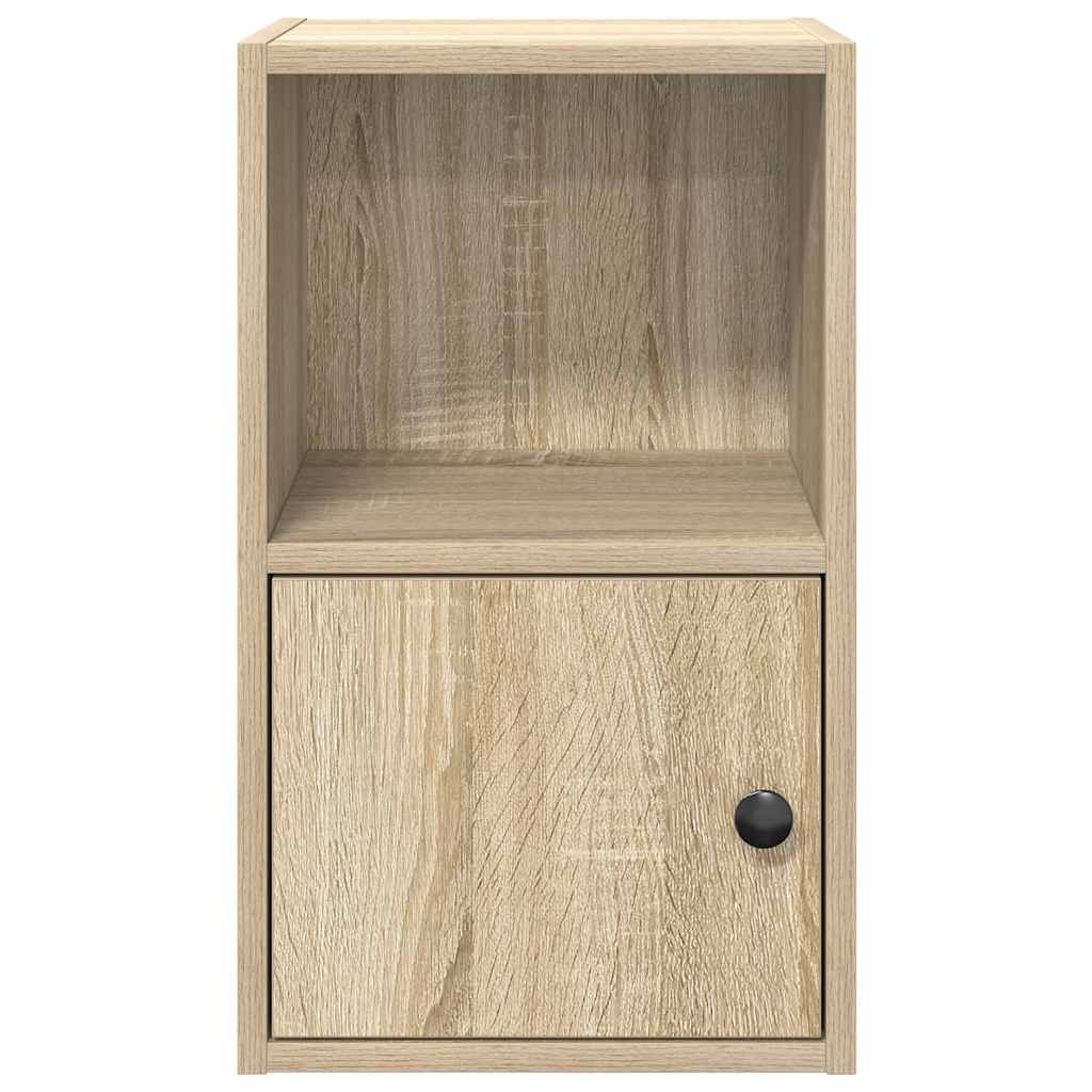 bogreol 31x24x52 cm konstrueret træ sonoma-eg