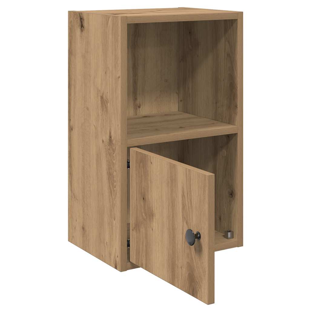 bogreol 31x24x52 cm konstrueret træ kunsteg