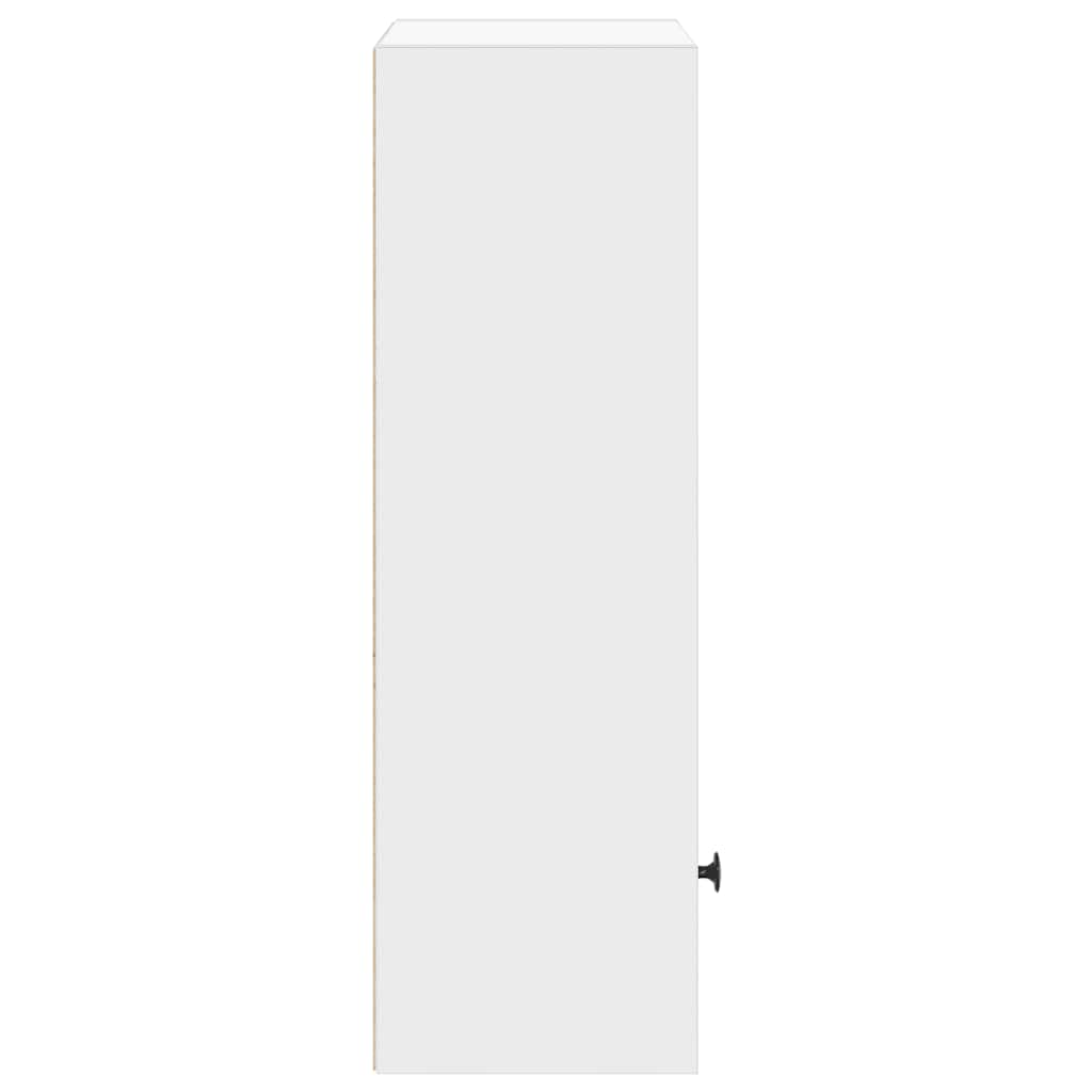 bogreol 31x24x77 cm konstrueret træ hvid