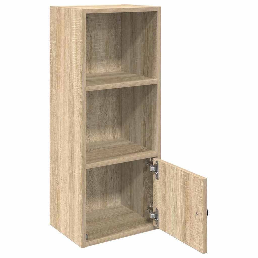 bogreol 31x24x77 cm konstrueret træ sonoma-eg
