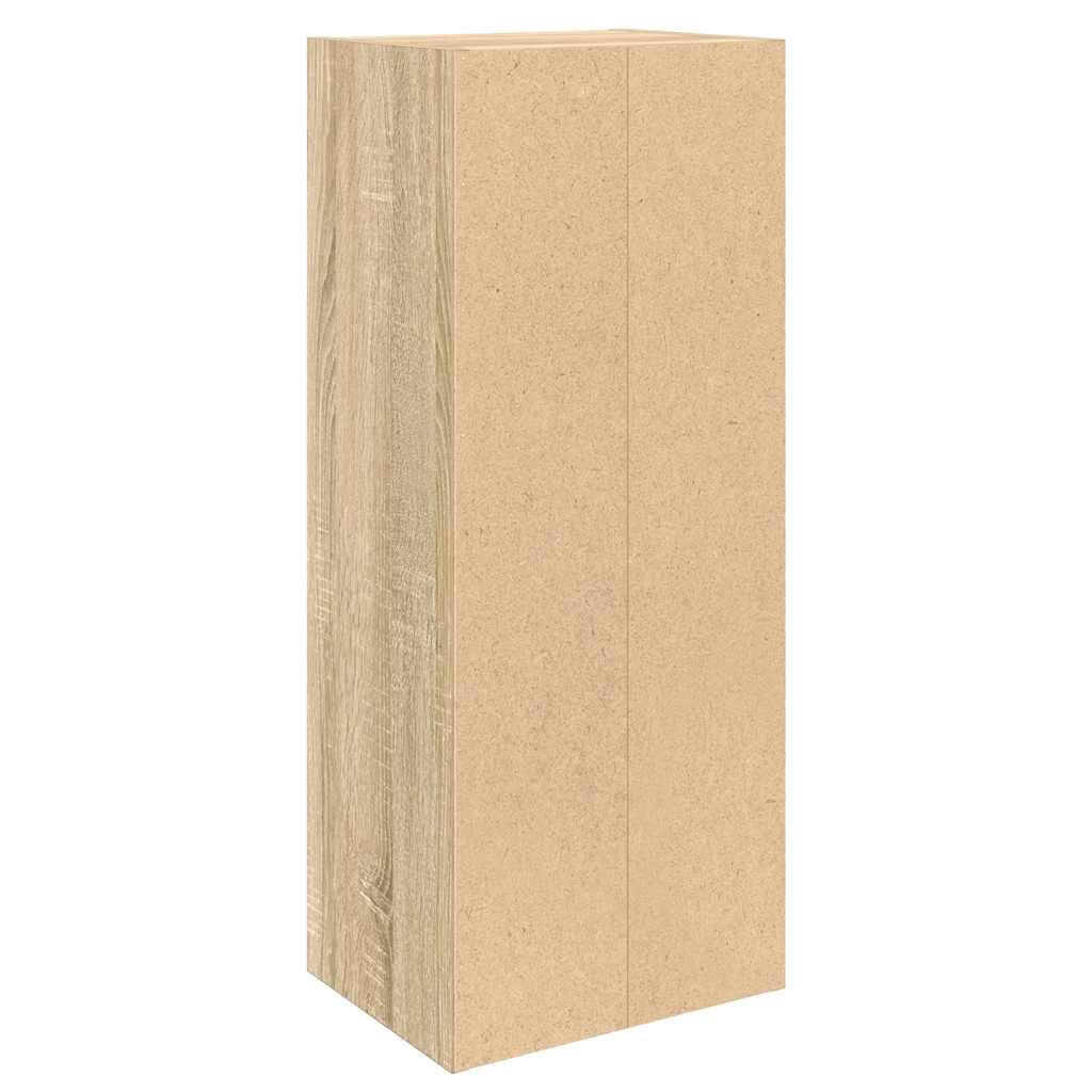 bogreol 31x24x77 cm konstrueret træ sonoma-eg