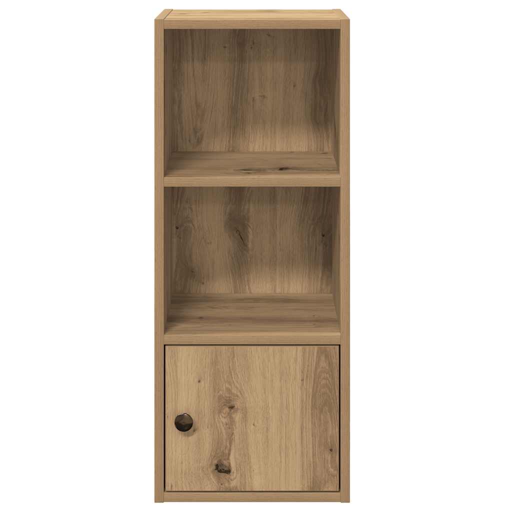 bogreol 31x24x77 cm konstrueret træ kunsteg