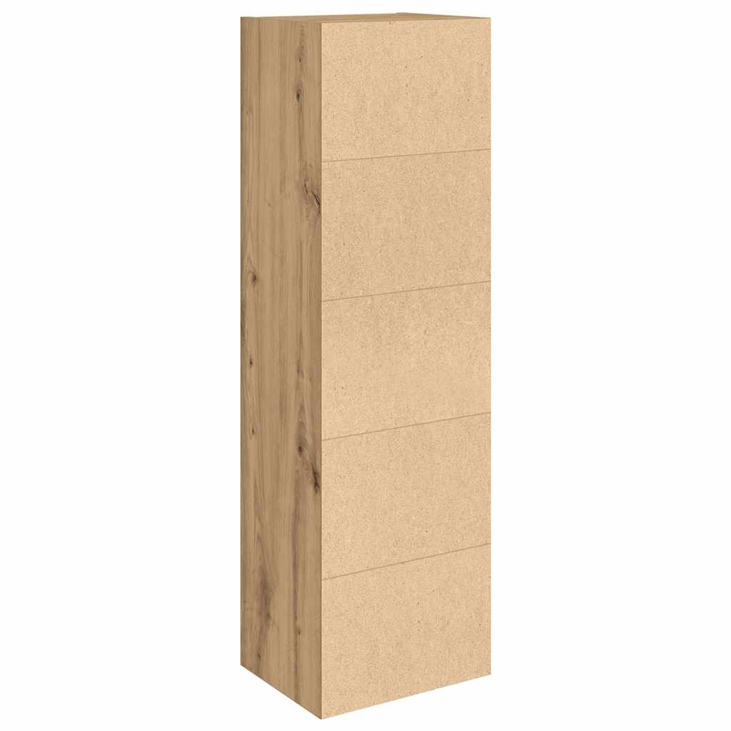 bogreol 31x24x102 cm konstrueret træ kunsteg
