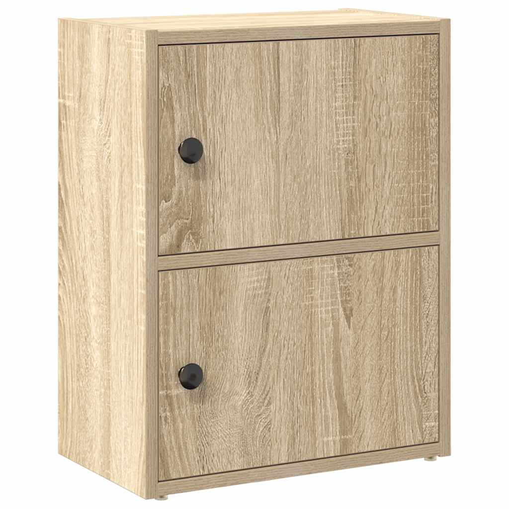 bogreol 40x24x52 cm konstrueret træ sonoma-eg
