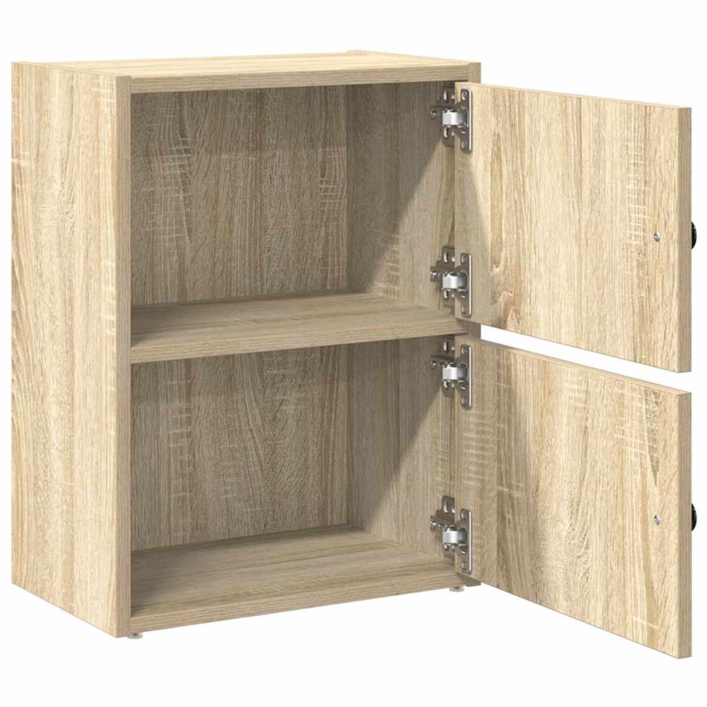 bogreol 40x24x52 cm konstrueret træ sonoma-eg