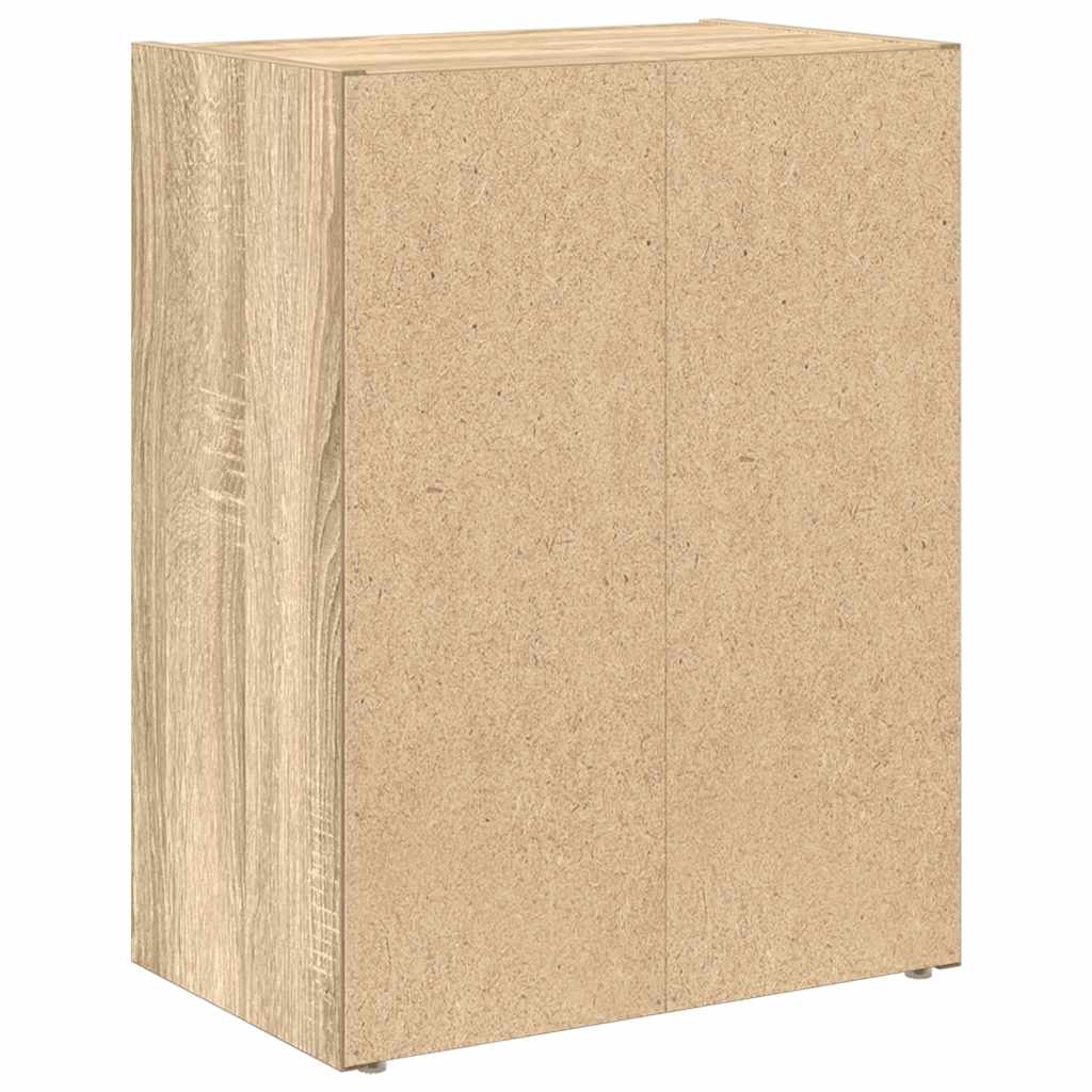 bogreol 40x24x52 cm konstrueret træ sonoma-eg