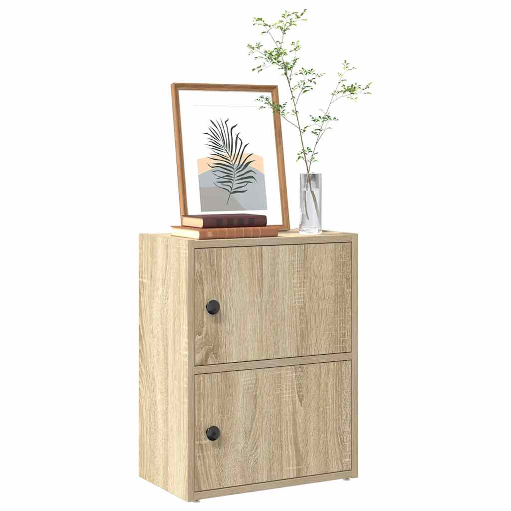 bogreol 40x24x52 cm konstrueret træ sonoma-eg