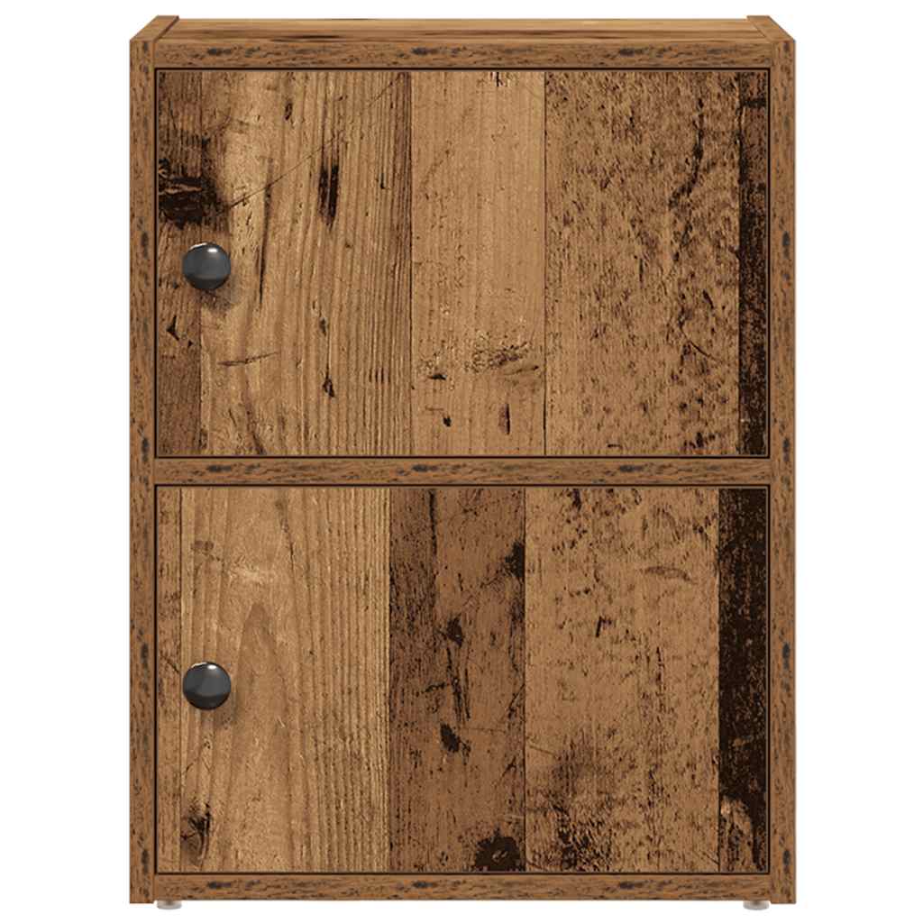 bogreol 40x24x52 cm konstrueret træ antikt træ