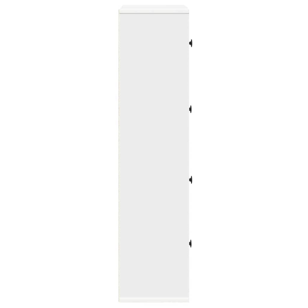 bogreol 60x24x101,5 cm konstrueret træ hvid