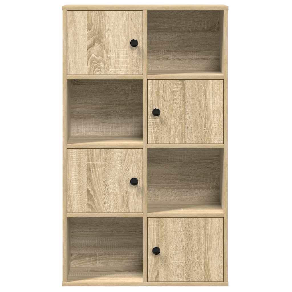 bogreol 60x24x101,5 cm konstrueret træ sonoma-eg