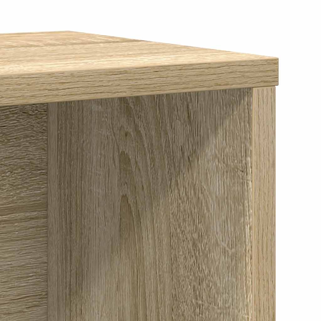 bogreol 60x24x101,5 cm konstrueret træ sonoma-eg