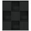 bogreol 89x24x101,5 cm konstrueret træ sort-eg