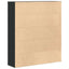 bogreol 89x24x101,5 cm konstrueret træ sort-eg