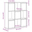 bogreol 89x24x101,5 cm konstrueret træ gammelt trælook