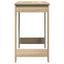 skrivebord 100x45x75 cm konstrueret træ sonoma-eg
