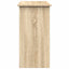 skrivebord 80x40x75 cm konstrueret træ sonoma-eg