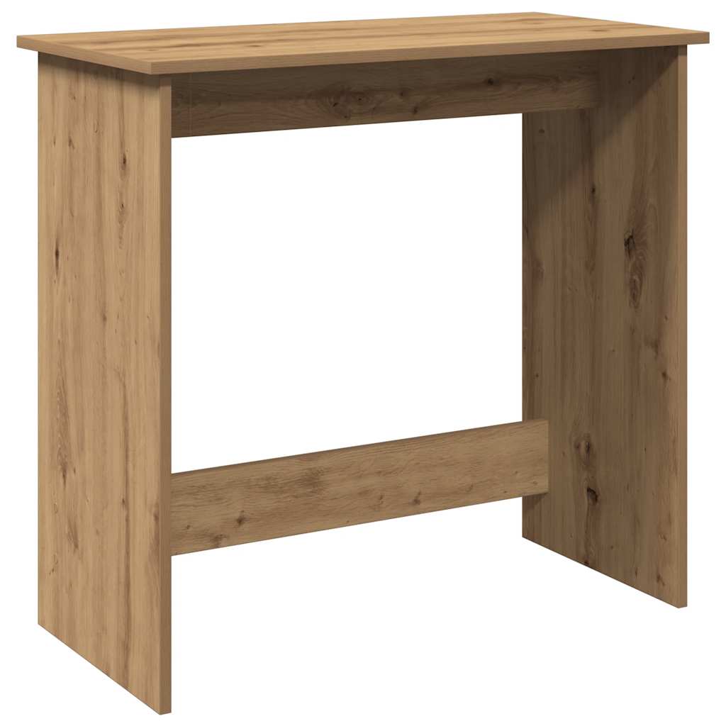 skrivebord 80x40x75 cm konstrueret træ kunsteg