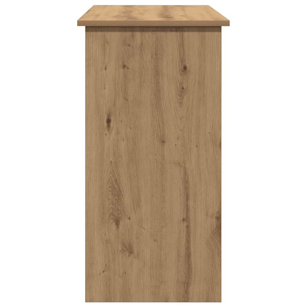 skrivebord 80x40x75 cm konstrueret træ kunsteg