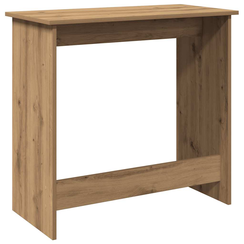 skrivebord 80x40x75 cm konstrueret træ kunsteg