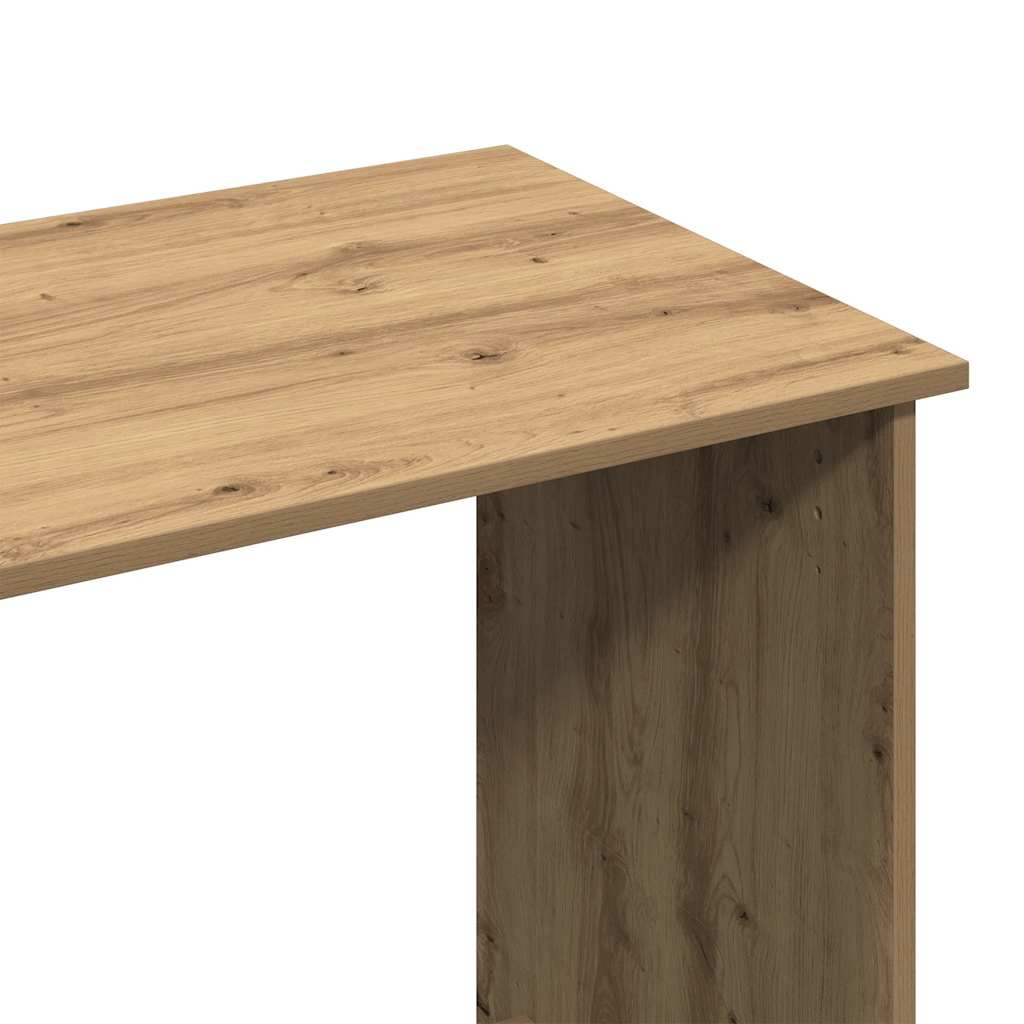 skrivebord 80x40x75 cm konstrueret træ kunsteg