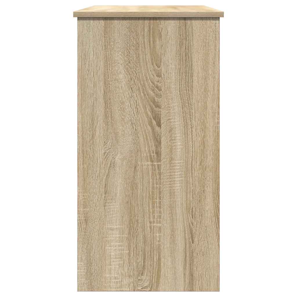 skrivebord 80x40x75 cm konstrueret træ sonoma-eg
