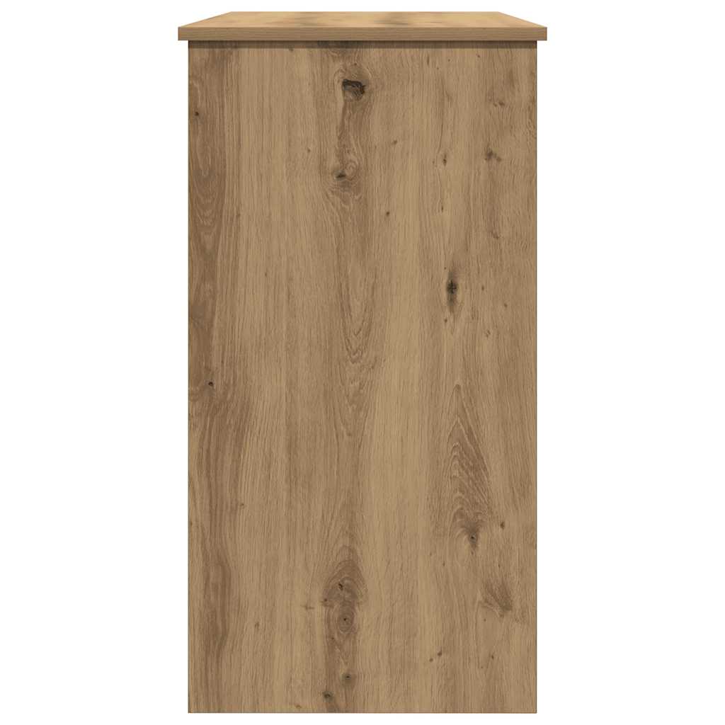 skrivebord 80x40x75 cm konstrueret træ kunsteg