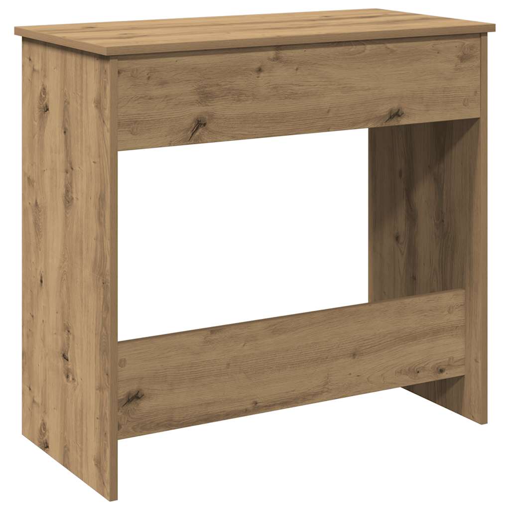 skrivebord 80x40x75 cm konstrueret træ kunsteg