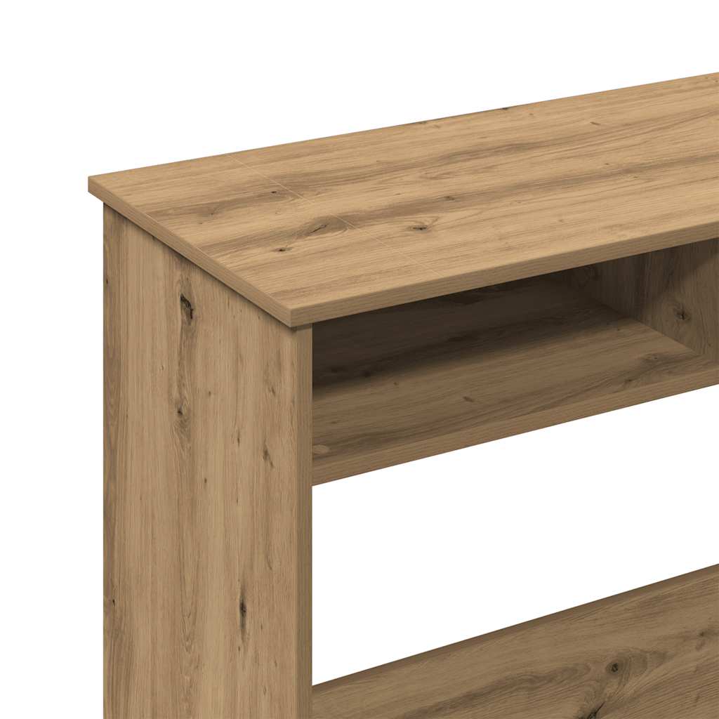 skrivebord 80x40x75 cm konstrueret træ kunsteg