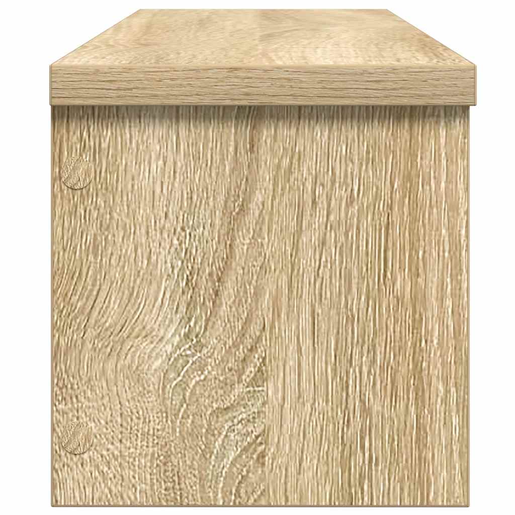 køkkenstativ kan stables 50x15x16 cm konstrueret træ sonoma-eg