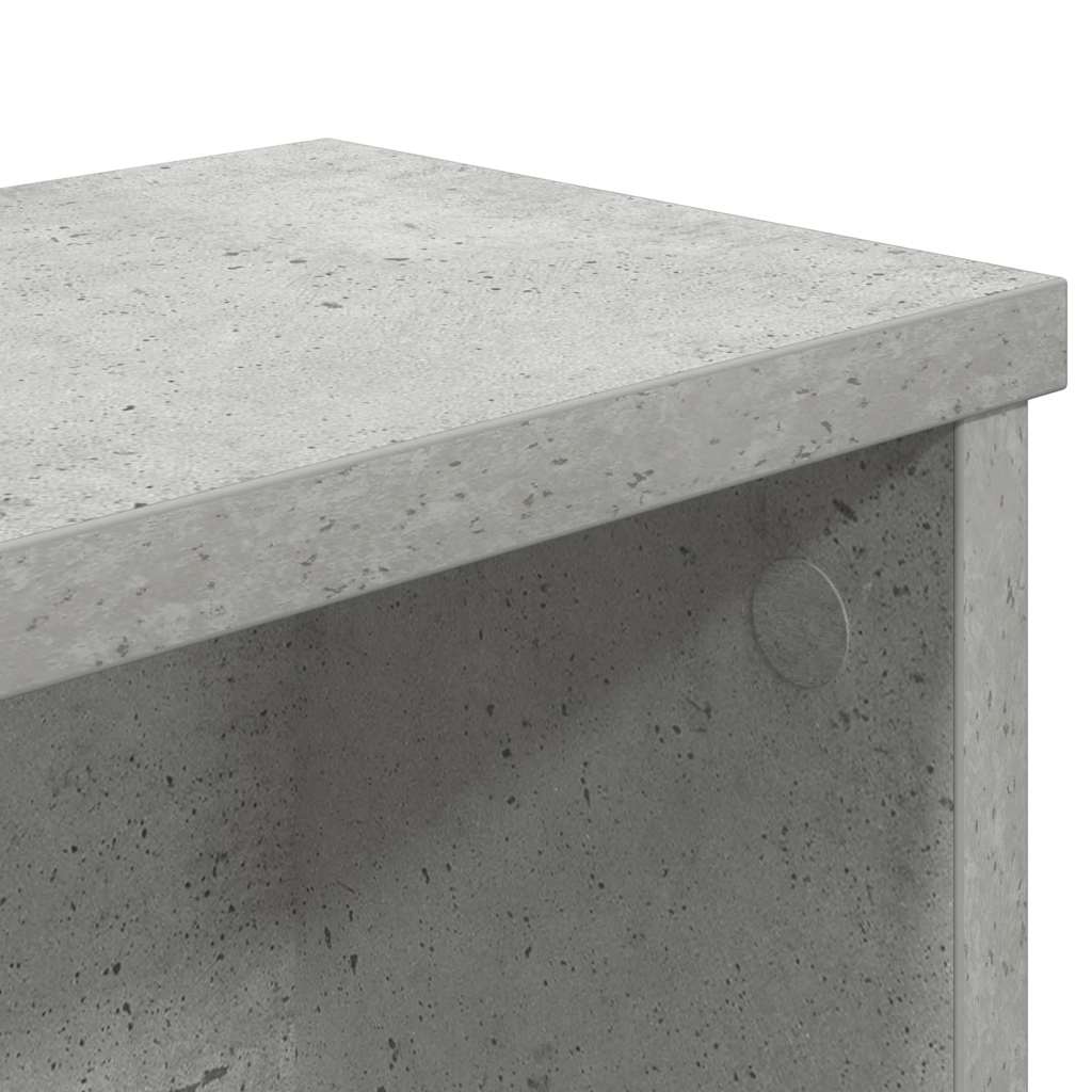 køkkenreoler kan stables 2 stk. 50x15x16 cm betongrå