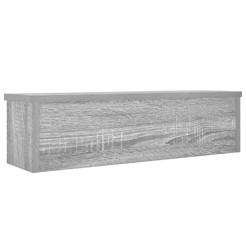 køkkenstativ kan stables 50x15x16 cm grå sonoma-eg