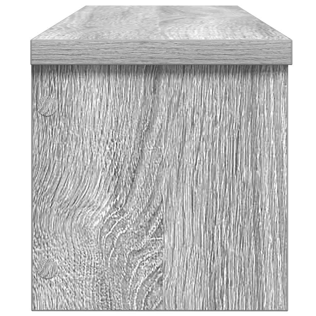 køkkenreoler kan stables 2 stk. 50x15x16 cm grå sonoma-eg