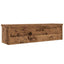 køkkenstativ kan stables 50x15x16 cm konstrueret træ antikt træ