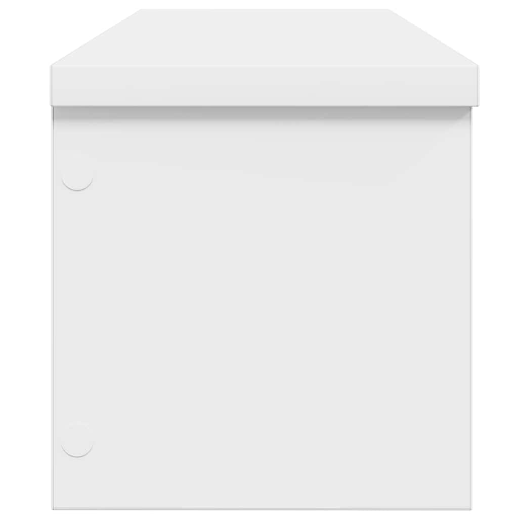 køkkenstativ kan stables 60x15x16 cm konstrueret træ hvid
