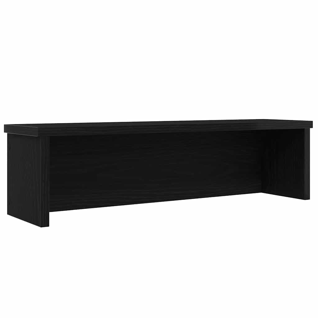 køkkenstativ kan stables 60x15x16 cm konstrueret træ sort