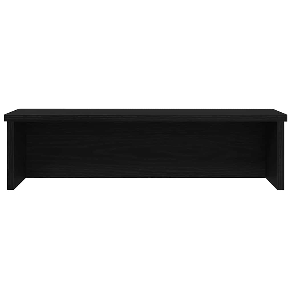 køkkenstativ kan stables 60x15x16 cm konstrueret træ sort