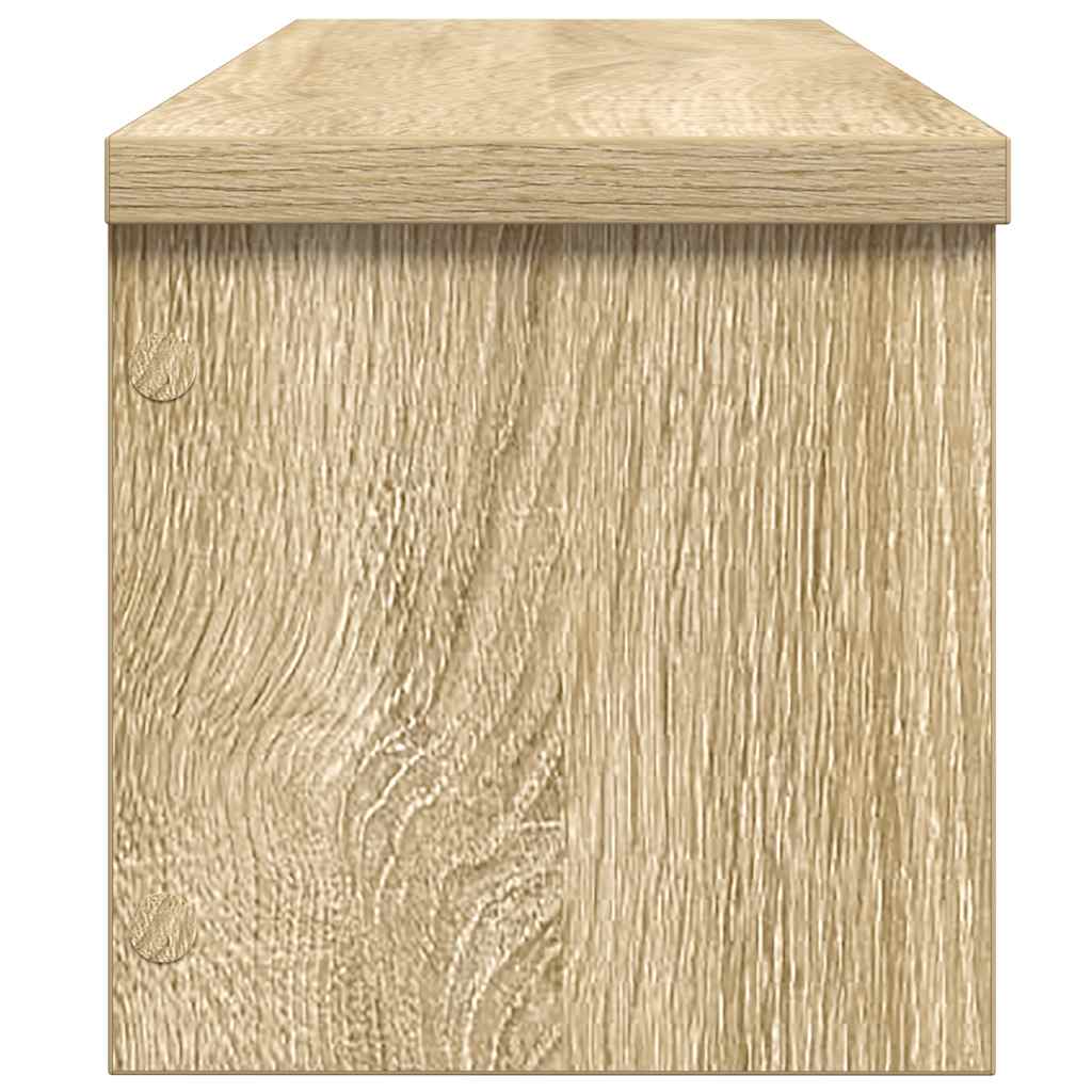 køkkenstativ kan stables 60x15x16 cm konstrueret træ sonoma-eg